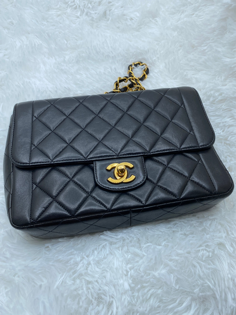 Chanel Quilted Half Flap Bag