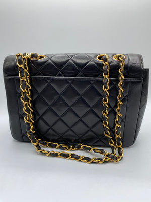 Chanel Quilted Half Flap Bag