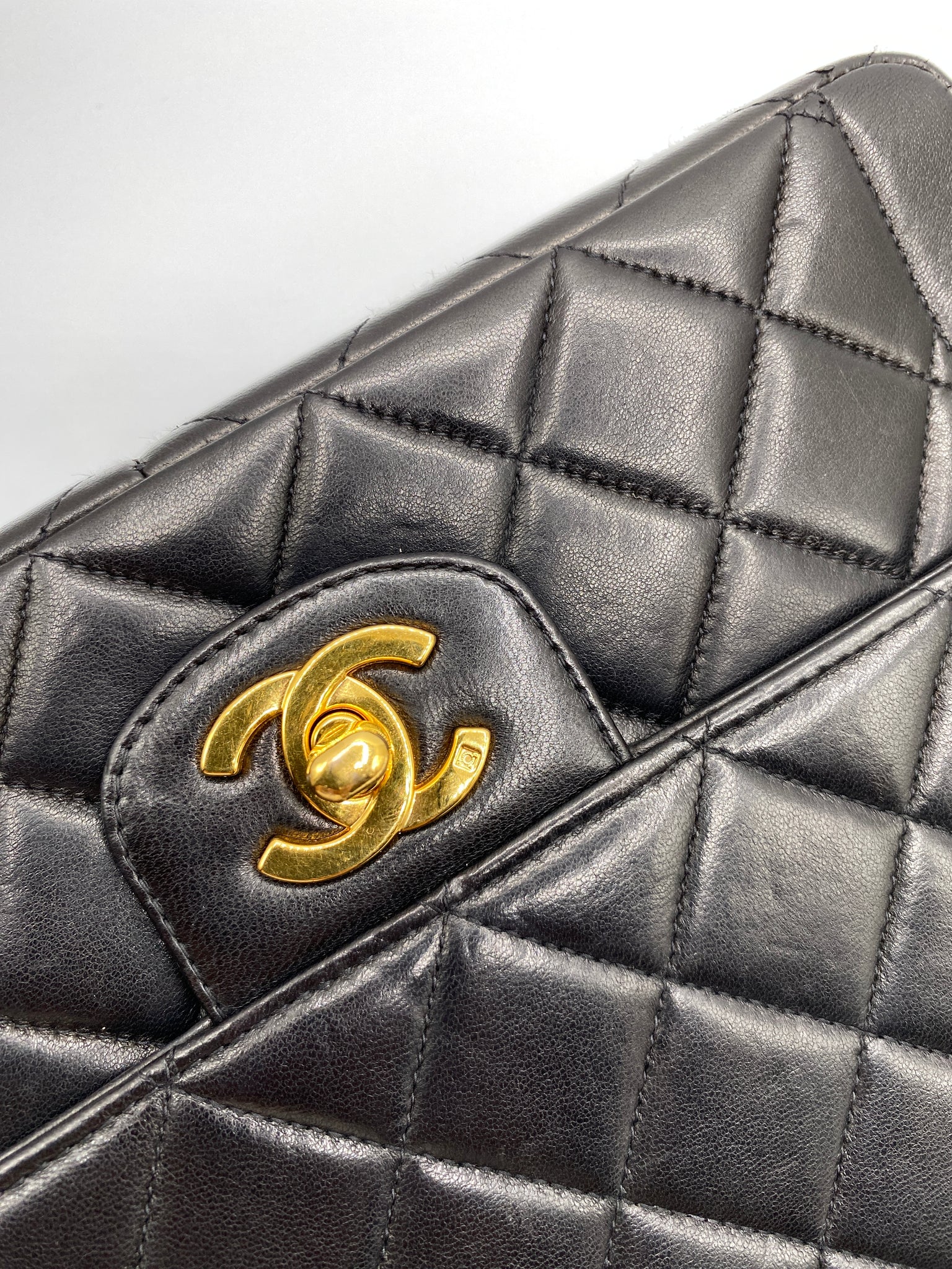 Chanel Quilted Half Flap Bag