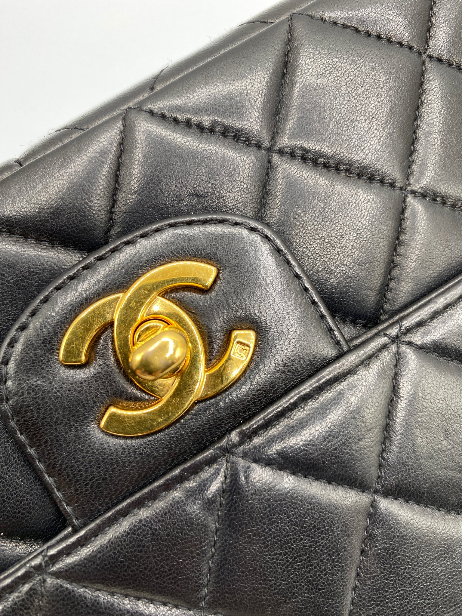 Chanel Quilted Half Flap Bag