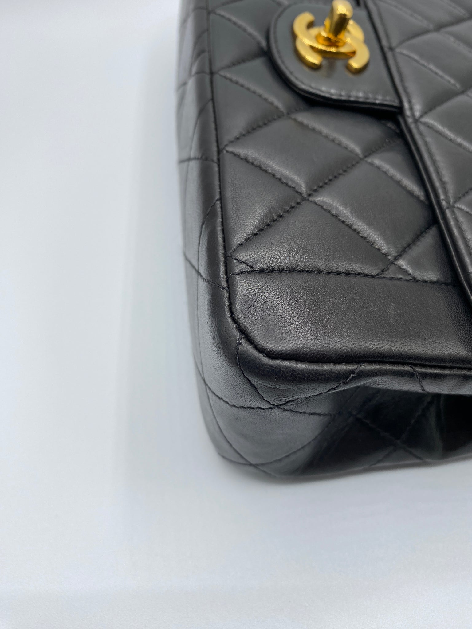 Chanel Quilted Half Flap Bag