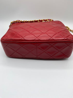 Chanel Quilted Camera Tassel Bag