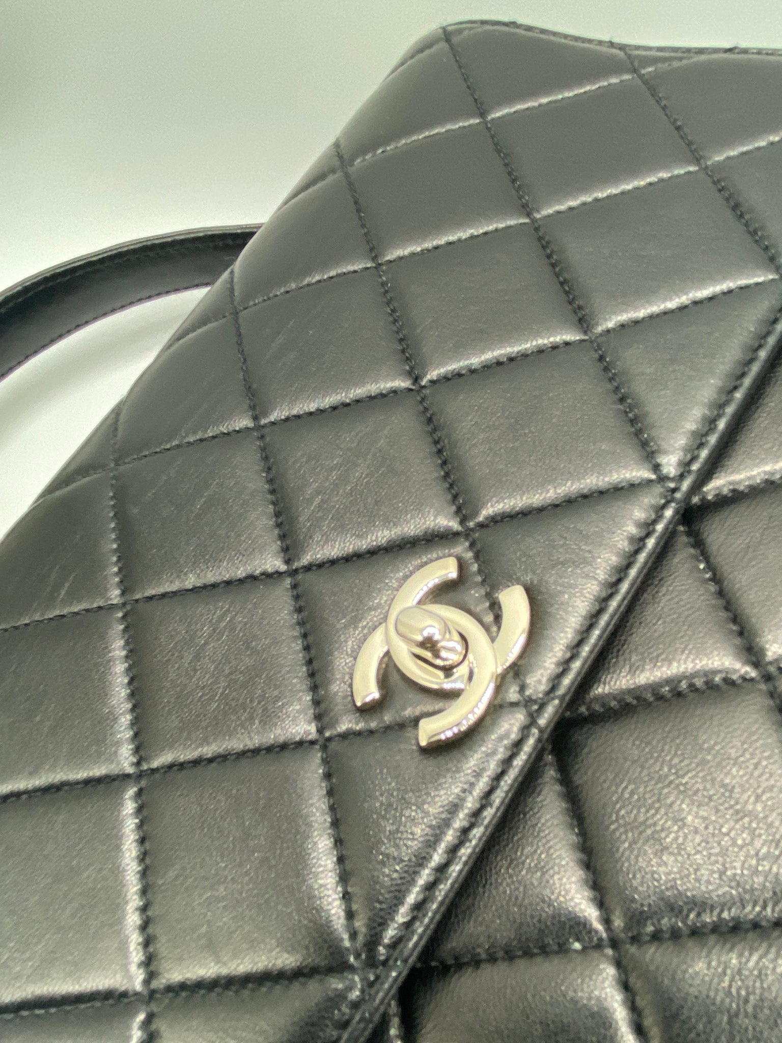 Chanel Quilted Jumbo Kelly Flap Bag