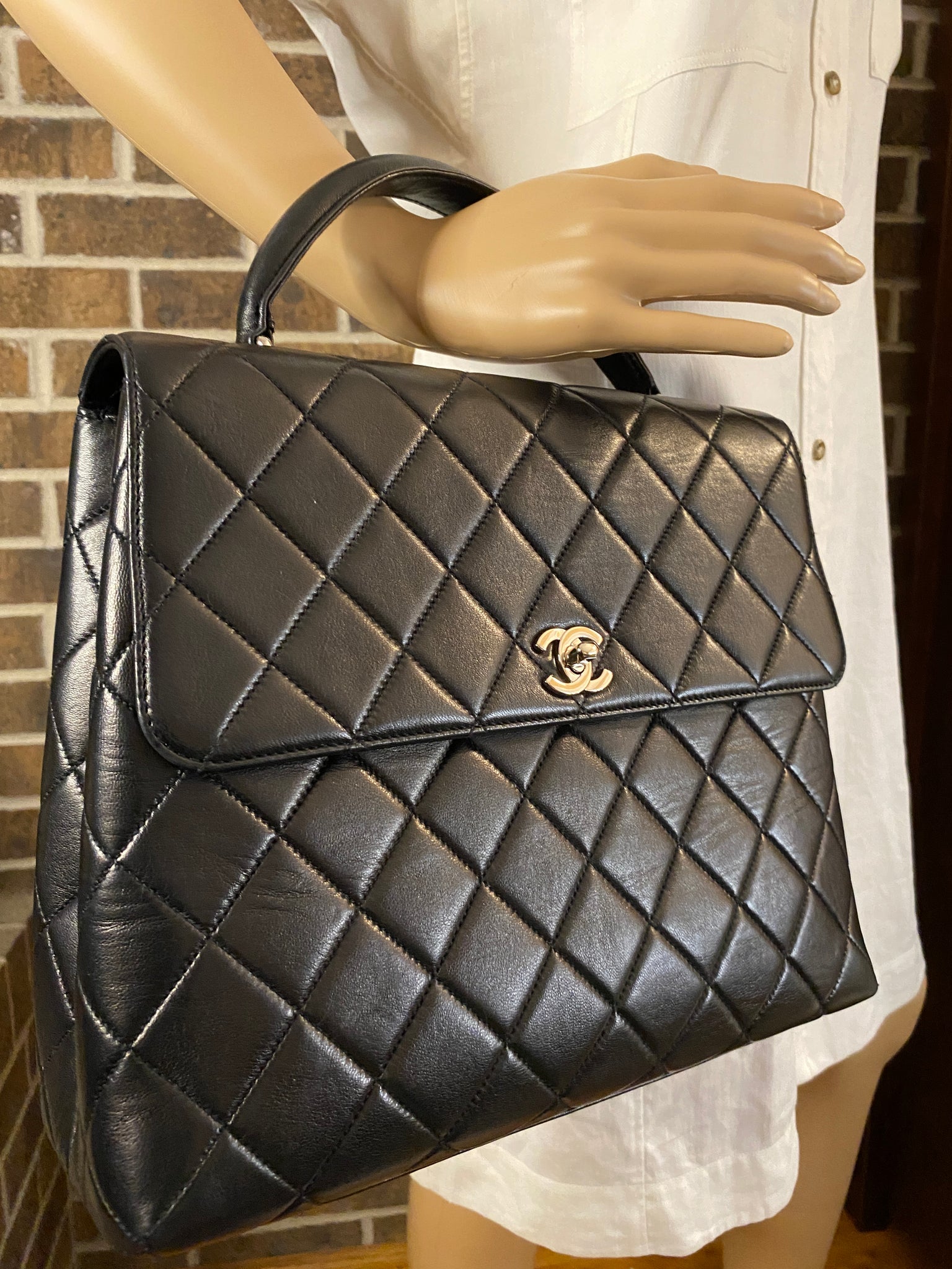 Chanel Quilted Jumbo Kelly Flap Bag – CocoVintageBags